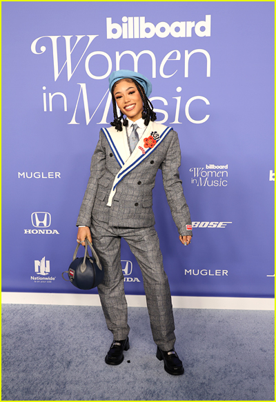Coi Leray on the carpet at the Billboard Women in Music Awards