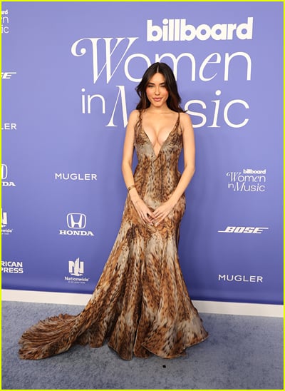 Madison Beer on the carpet at the Billboard Women in Music Awards