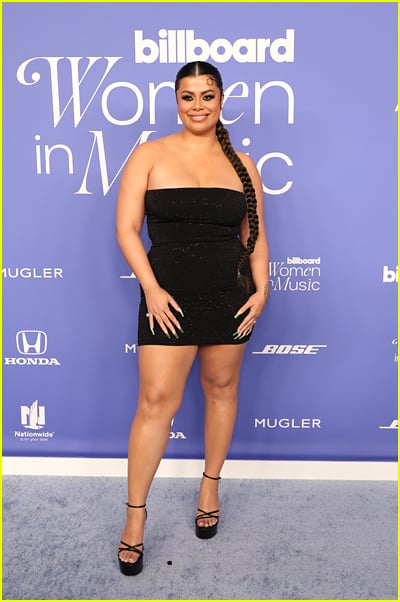 Drew Afualo on the carpet at the Billboard Women in Music Awards