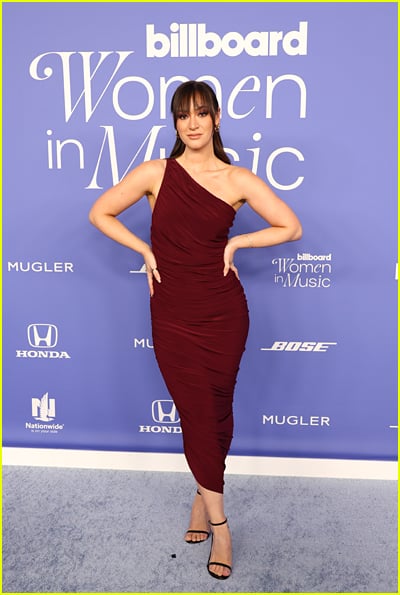 Alisha Marie on the carpet at the Billboard Women in Music Awards