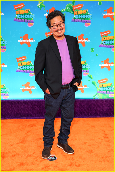 David S Jung on the Kids' Choice Awards Orange Carpet