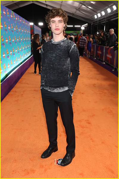 Conor Sherry on the Kids' Choice Awards Orange Carpet