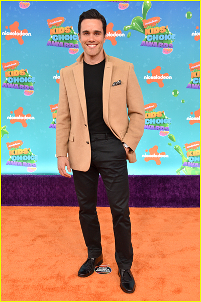 Ryan-James Hatanaka on the Kids' Choice Awards Orange Carpet