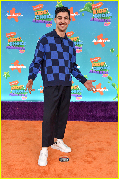 Trevor Tordjman on the Kids' Choice Awards Orange Carpet