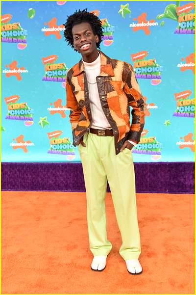 Tim Johnson Jr on the Kids' Choice Awards Orange Carpet