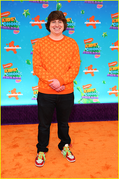 Matthew Beem on the Kids' Choice Awards Orange Carpet