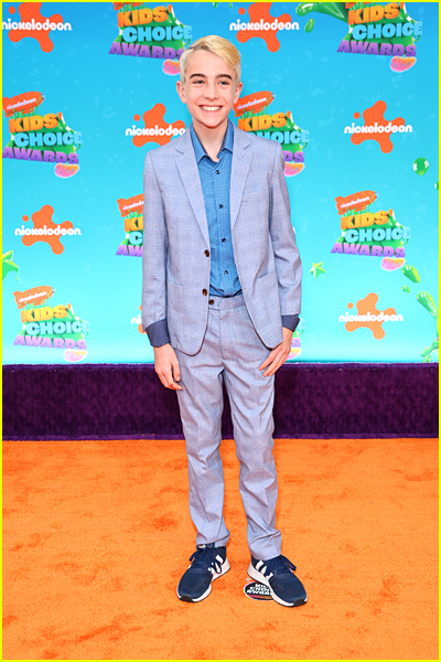 Wolfgang Schaeffer on the Kids' Choice Awards Orange Carpet
