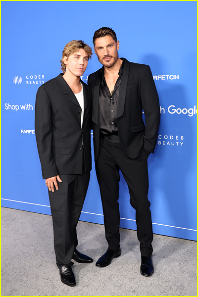 Lukas Gage and Chris Appleton at the Fashion Trust US Awards