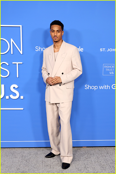 Keith Powers at the Fashion Trust US Awards