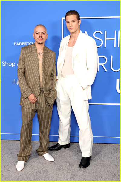 Evan Ross and Matthew Noszka at the Fashion Trust US Awards