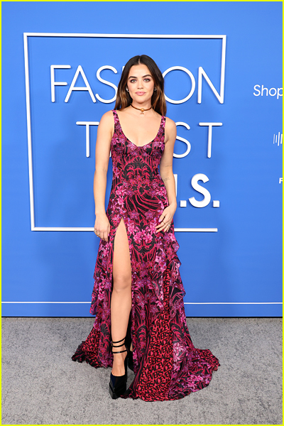 Lucy Hale at the Fashion Trust US Awards