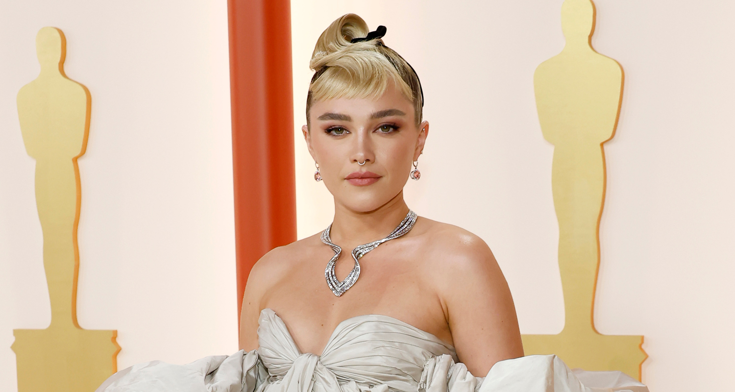 Florence Pugh Wears Shorts While Arriving for the Oscars 2023 2023