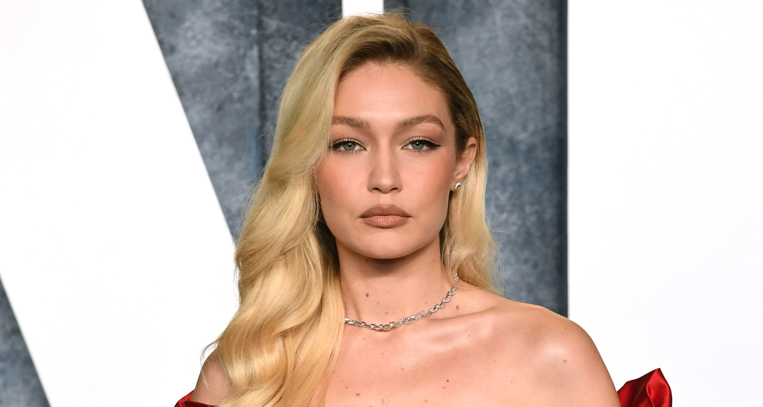 Gigi Hadid is the Lady in Red at the Vanity Fair Oscars After-Party