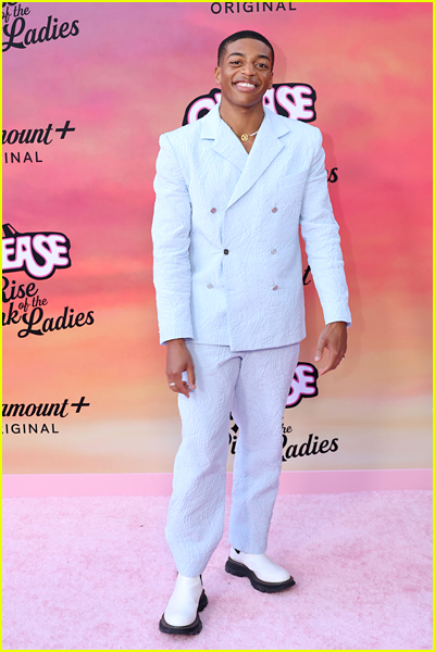 Maxwell Whittington-Cooper at the Grease: Rise of the Pink Ladies premiere