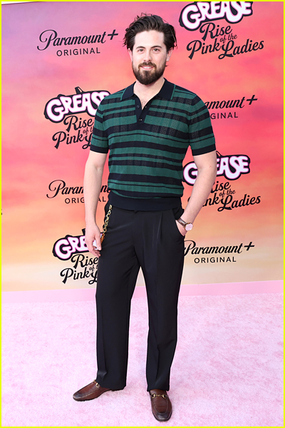 Chris McNally at the Grease: Rise of the Pink Ladies premiere