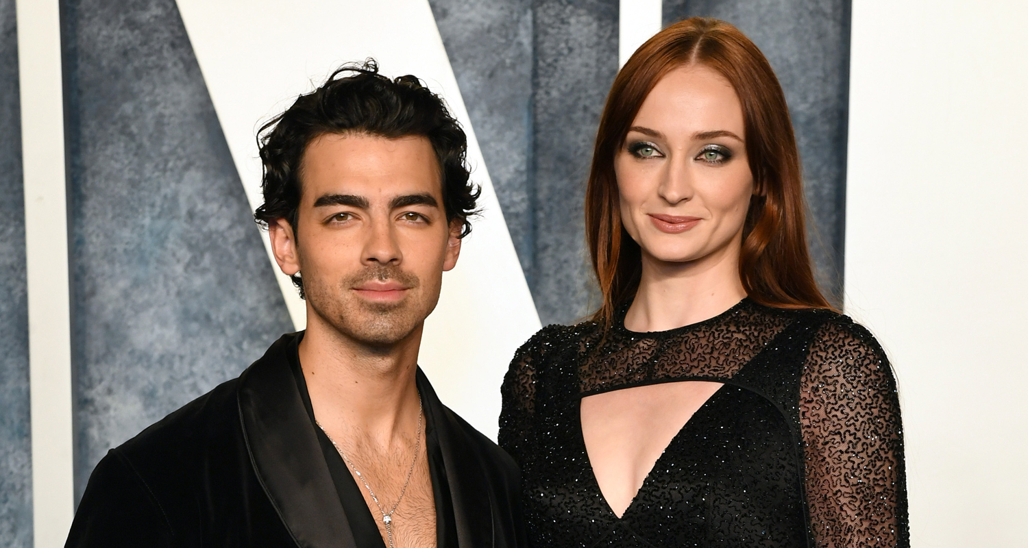 Joe Jonas & Sophie Turner Wear All Black While Stepping Out for Vanity Fair Oscars Party