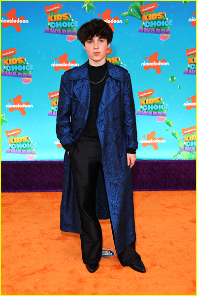 Brady Noon on the Kids' Choice Awards Orange Carpet