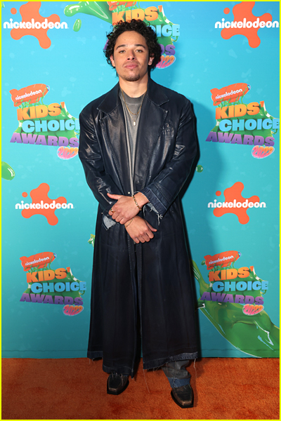 Anthony Ramos on the Kids' Choice Awards Orange Carpet