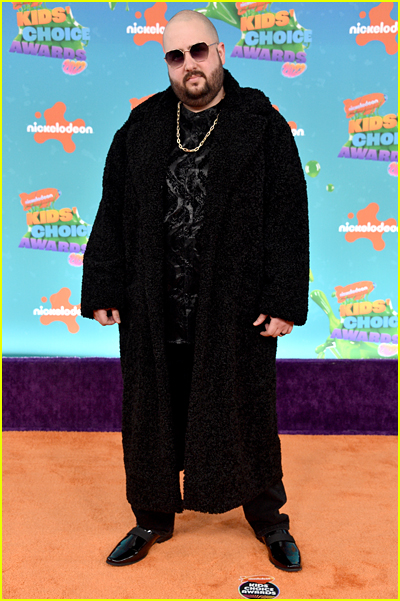 Jack Salvatore Jr on the Kids' Choice Awards Orange Carpet
