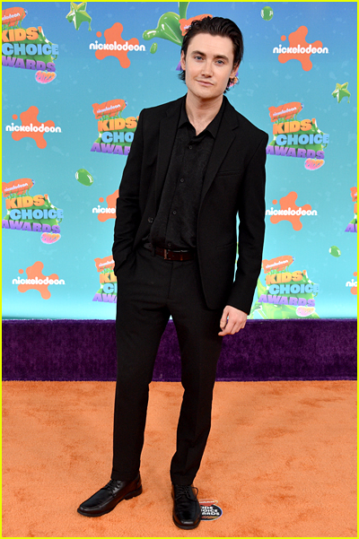 Spencer MacPherson on the Kids' Choice Awards Orange Carpet