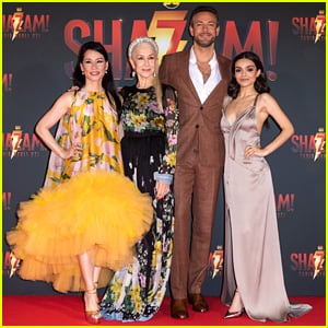 Rachel Zegler Attends 'Shazam! Fury of the Gods' Fan Event in Rome with Co-Stars
