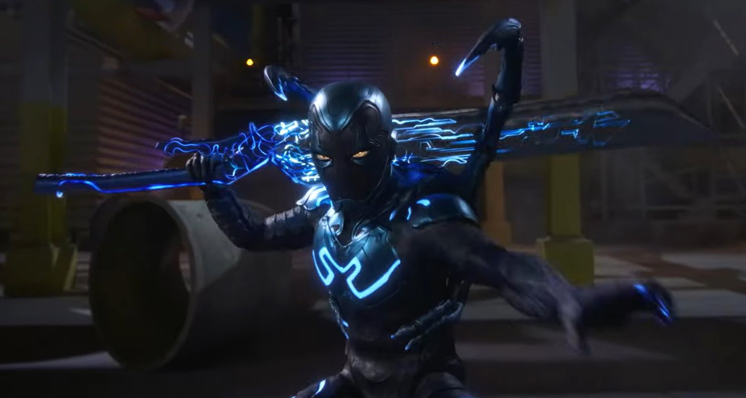 Xolo Maridueña Becomes a Superhero in ‘Blue Beetle’ Trailer, Harvey ...