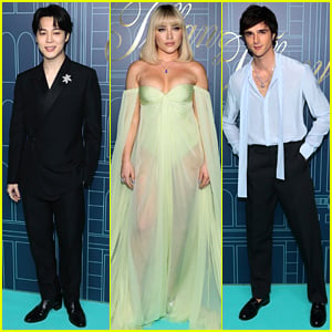 Jimin, Florence Pugh & Jacob Elordi Attend Tiffany & Co Flagship Store Reopening