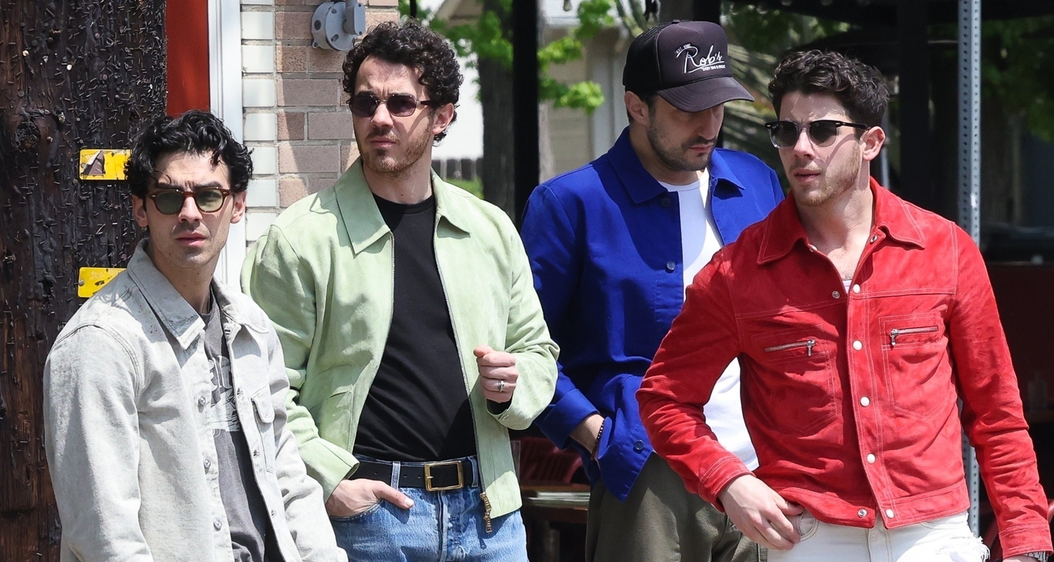 Jonas Brothers Meet Up with Friends for Lunch in L.A.