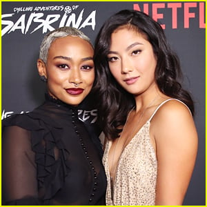 Tati Gabrielle of The Chilling Adventures of Sabrina Wore Two