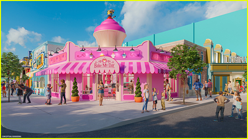 Concept Art for Bake My Day at Universal Studios' Minion Land