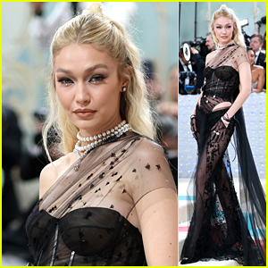 Gigi Hadid Wears Sheer Corset Dress for Met Gala 2023 | 2023 Met Gala ...