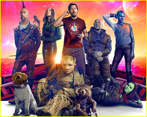 Portion of the Guardians of the Galaxy Vol 3 poster
