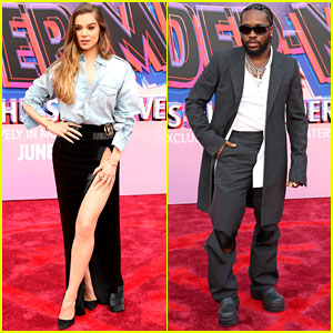 Hailee Steinfeld Goes Denim for 'Spider-Man: Across the Spider-Verse' Premiere with Shameik Moore, Issa Rae & More