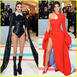 Kendall & Kylie Jenner Show Some Leg at Met Gala 2023