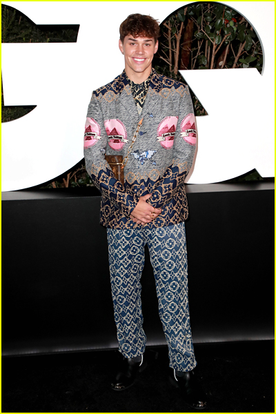 Noah Beck at the GQ Men of the Year Celebration