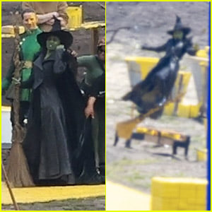 Cynthia Erivo Films Flying Scenes as Elphaba for 'Wicked' Movies