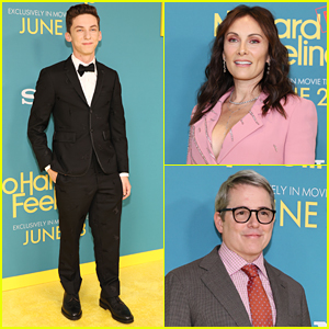 Andrew Barth Feldman Premieres 'No Hard Feelings' In NYC With Movie Parents Laura Benanti & Matthew Broderick