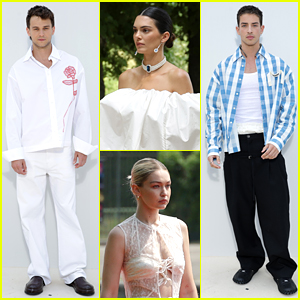 Brandon Flynn, Manu Rios & More Watch On as Kendall Jenner & Gigi Hadid Walk in Jacquemus Fashion Show
