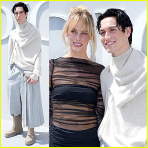 Chase Hudson & Girlfriend Chiara Hovland Make 'Red Carpet' Debut at Dior Homme Fashion Show