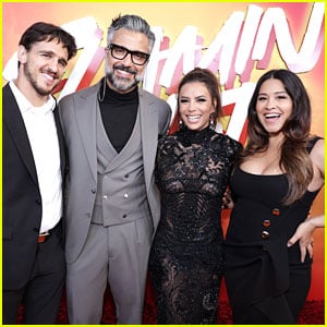 Gina Rodriguez, Jaime Camil & Eva Longoria Have 'Jane the Virgin' Reunion at 'Flamin' Hot' Screening