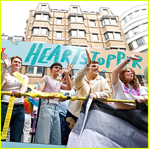 'Heartstopper' Cast Rides London Pride Parade Float, Debuts Season 2 Teaser Trailer - Watch Now!
