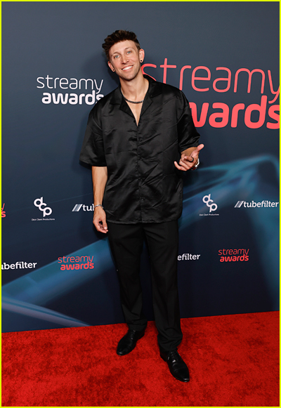 Matt Steffania on the red carpet at the 2023 Streamy Awards