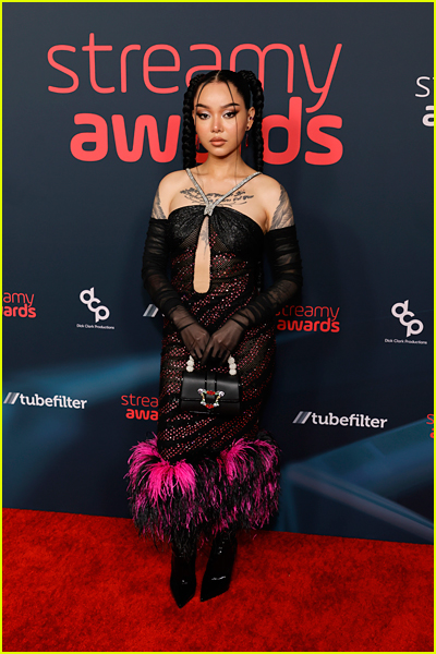 Bella Poarch on the red carpet at the 2023 Streamy Awards
