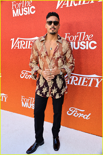 Michael Evans Behling on the carpet at the Variety Power of Young Hollywood event