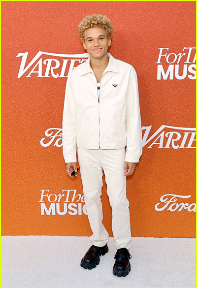 Armani Jackson on the carpet at the Variety Power of Young Hollywood event