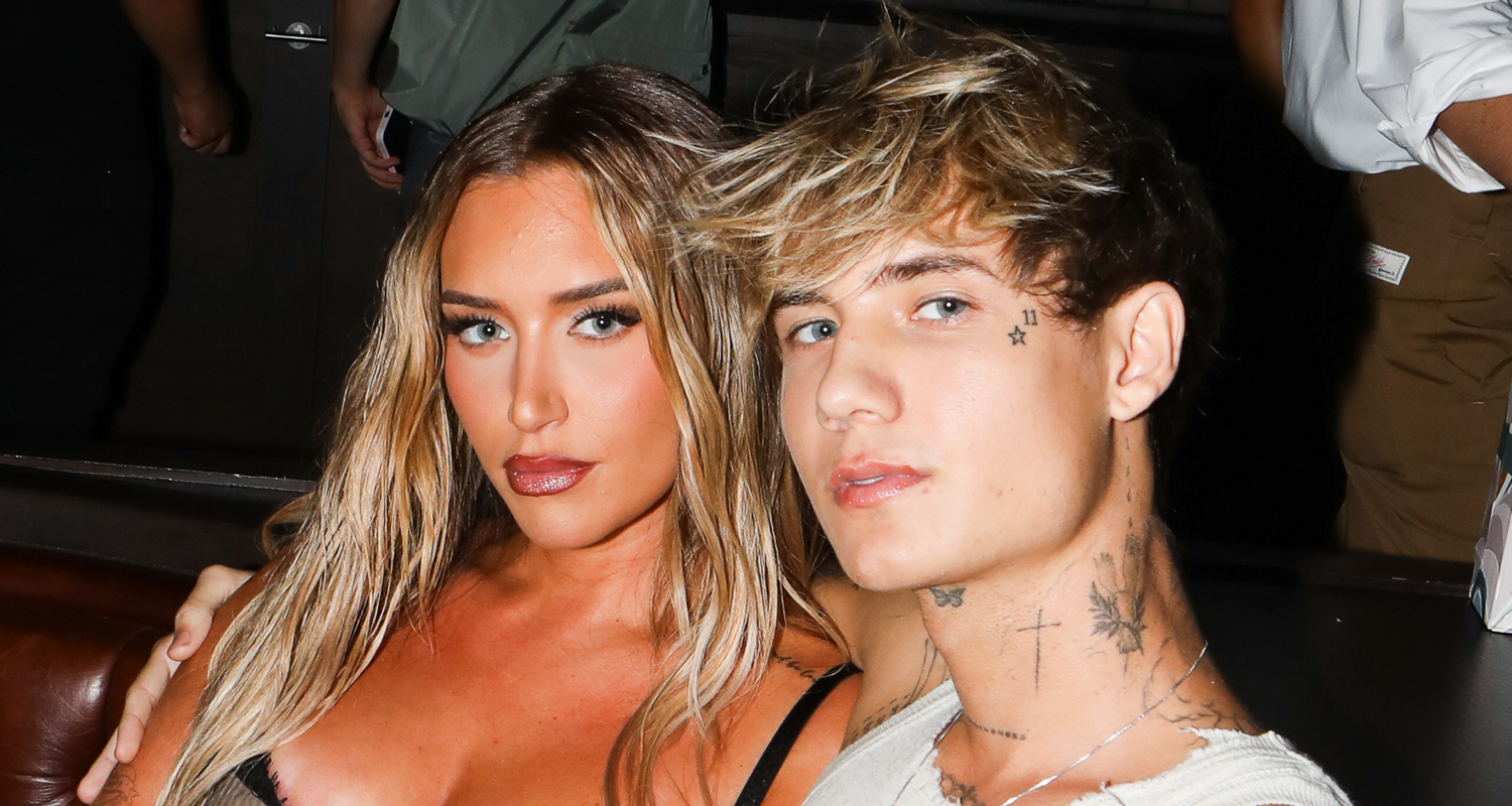 Jaden Hossler & Stassie Karanikolaou Couple Up While Celebrating YSL’s