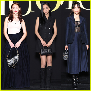 Lola Tung, Jisoo & Jenna Ortega Among Celebs at Dior Fashion Show in Paris
