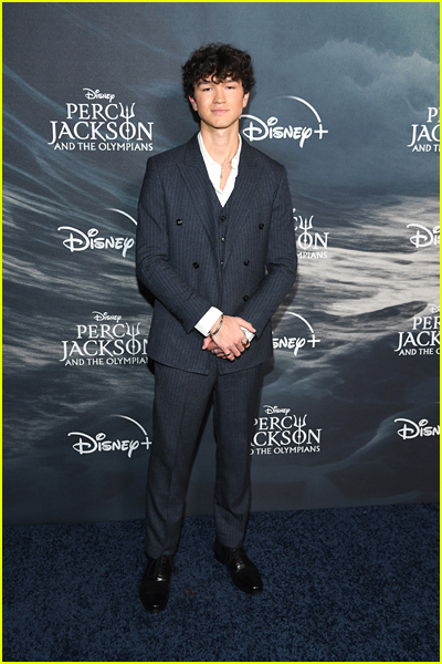 Charlie Bushnell at the Percy Jackson and the Olympians NYC premiere