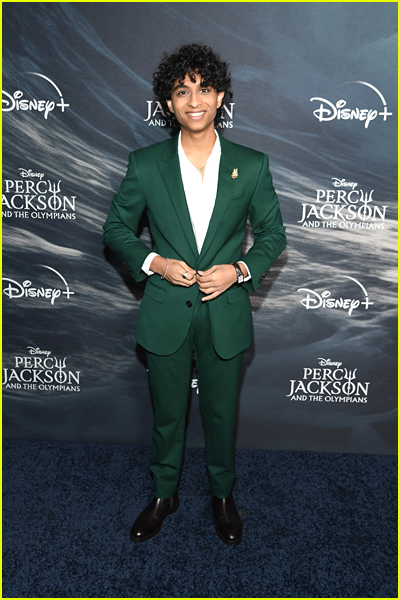 Aryan Simhadri at the Percy Jackson and the Olympians NYC premiere