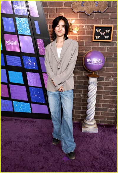 Terry Hu at the Wizards Beyond Waverly Place premiere